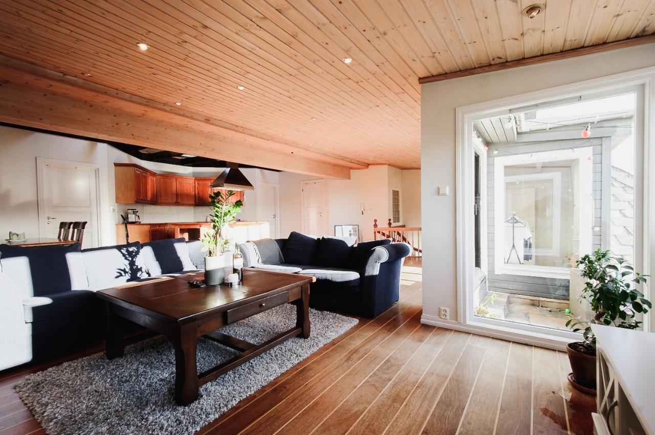 Spacious Penthouse With Grand Terrace Берген Екстериор снимка